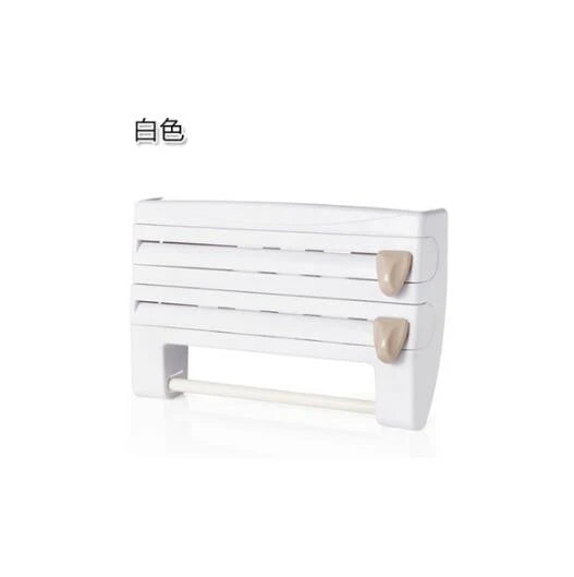 4-in-1 Kitchen Roll Dispenser – Foil, Plastic Wrap & Paper Towel Holder