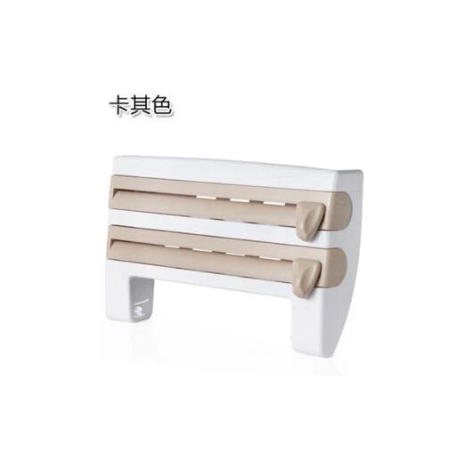 4-in-1 Kitchen Roll Dispenser – Foil, Plastic Wrap & Paper Towel Holder