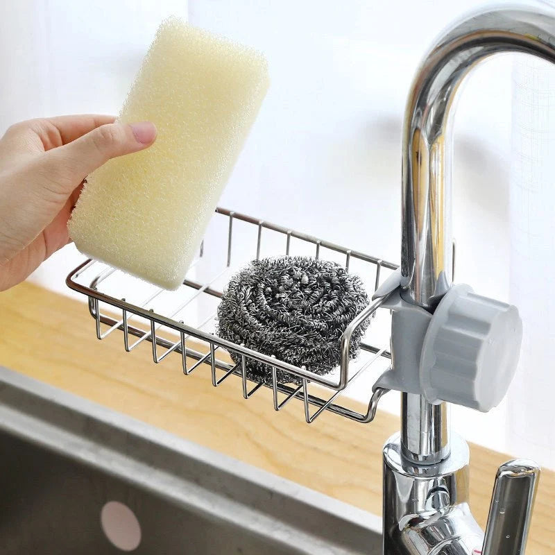 Rust-Resistant Stainless Steel Faucet Shelf