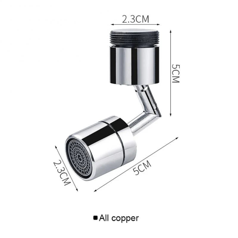 360° Splash-Proof Swivel Faucet Nozzle